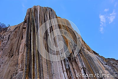 Hierve el Agua, Petrified Waterfall in Oaxaca XXXI Editorial Stock Photo