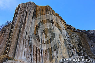 Hierve el Agua, Petrified Waterfall in Oaxaca XXXIV Editorial Stock Photo