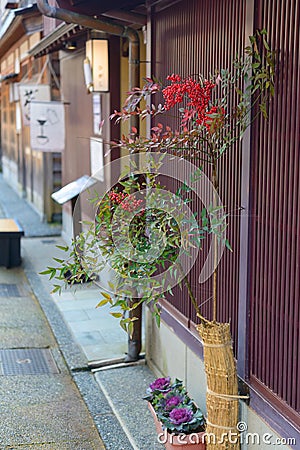 Higashi Chaya District in Kanazawa, Japan Stock Photo