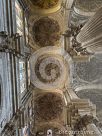 The roof of a Parisian department store with patterns. Stock Photo