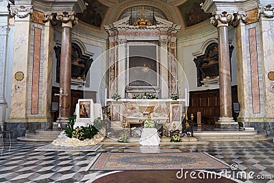 Church of Stant`Anastasia in Rome, Italy Editorial Stock Photo