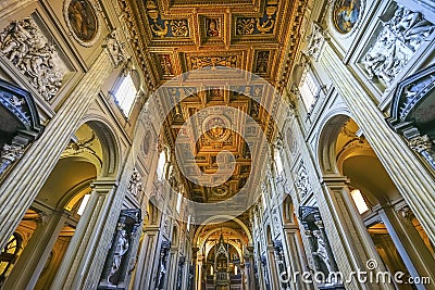 High Altar Ciborium Basilica Saint John Lateran Cathedral Rome Italy Editorial Stock Photo