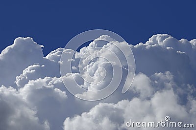 High Altitude Clouds Stock Photo