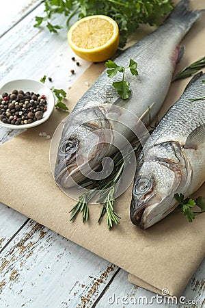 high angle delicious seafood composition. High quality photo Stock Photo