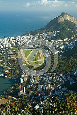 Jockey Club in Rio de Janeiro Stock Photo