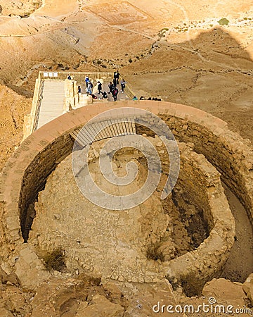 Masada National Park, Judea, Israel Editorial Stock Photo