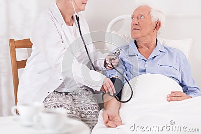 High blood pressure Stock Photo