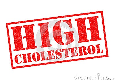 HIGH CHOLESTEROL Stock Photo