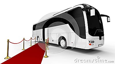 HIGH CLASS Buss Stock Photo