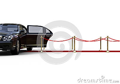 High class limousine Stock Photo