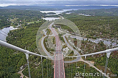 High Coast Bridge Stock Photo