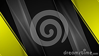 Yellow Black Tech Stripes and Lines Abstract Motion Background Stock  Footage - Video of contrast, minimal: 165060328