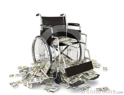 The high costs of medical care Stock Photo