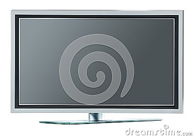 High definition plasma TV Stock Photo