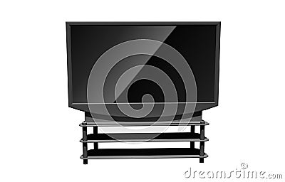 High definition television Stock Photo