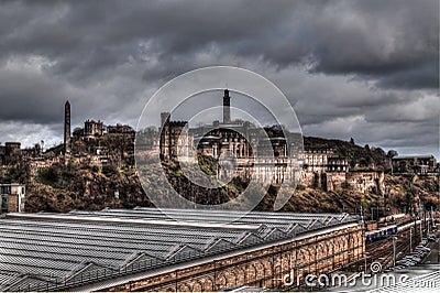 High Dynamic Range - Edinburgh Stock Photo