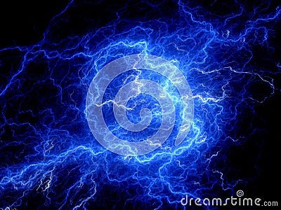 High energy electromagnetic field Stock Photo