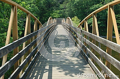 High Falls Bridge Stock Photo