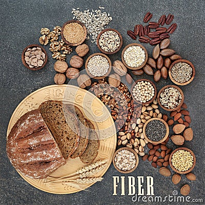 High Fiber Health Food Stock Photo