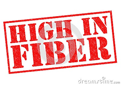 HIGH IN FIBER Stock Photo