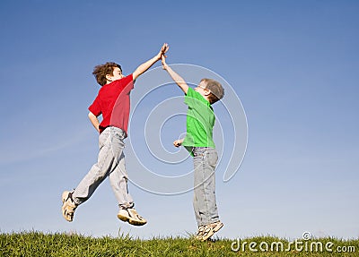 High Five Stock Photo