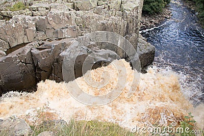 High Force Waterfall. Stock Photo