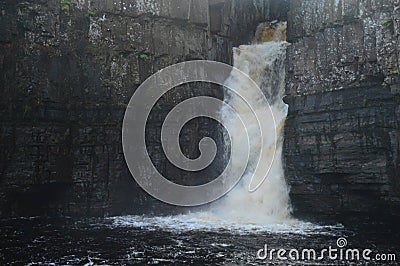 High Force Waterfall on the River Tees England UK Stock Photo