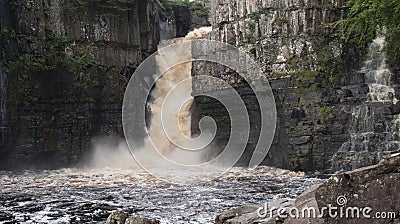 High Force Waterfall Stock Photo