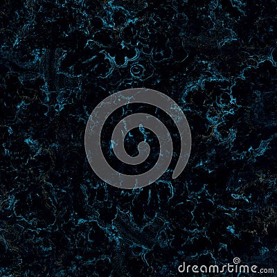 High gloss blue and black natural marble Stock Photo