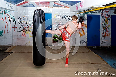 High Kick Stock Photo