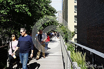 The High Line 52 Editorial Stock Photo