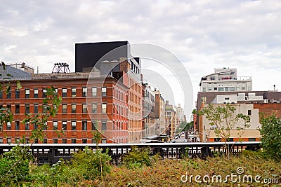 High Line Park Chelsea, New York Stock Photo