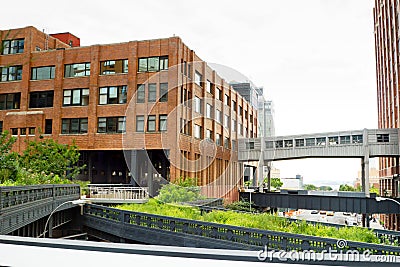 High Line Park in New York Stock Photo