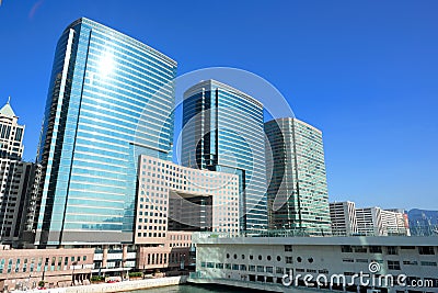 High modern skyscraper Stock Photo