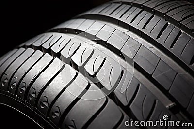 High performance sports tire Stock Photo