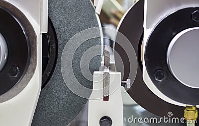 high precision centerless grinding CNC machine Stock Photo