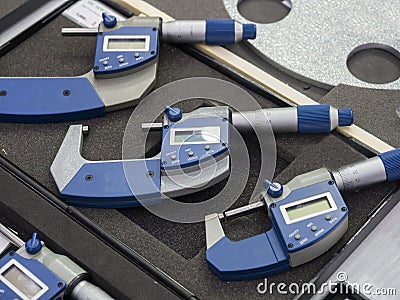 High precision mocro meter for industrial quality inspection Stock Photo