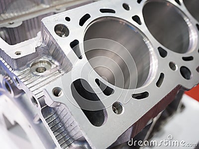 High precision and quality automotive parts industria Stock Photo