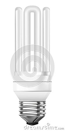 High pressure sodium bulb, fluorescent light Vector Illustration