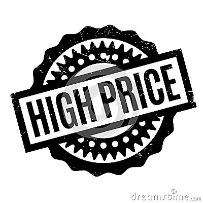 High Price rubber stamp Stock Photo