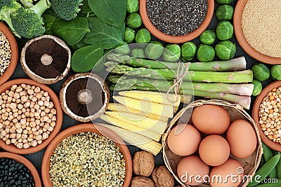 High Protein Health Food Stock Photo