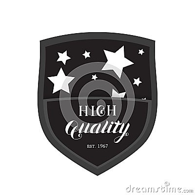 High Quality Shield Emblem Logo Vector Illustration