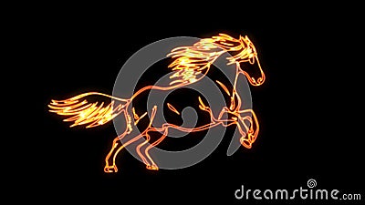 Scorpio in black background Stock Photo