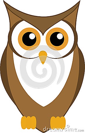High quality vector cute owls Vector Illustration