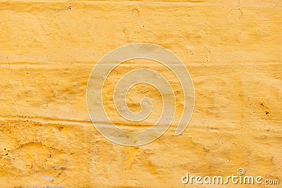 High res muted pale light yellow gradient old semi smooth stones wall with horizontal lines, texture background Stock Photo