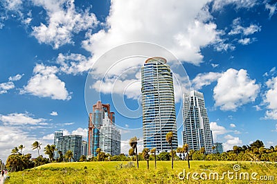 High residential buildings, hotel or houses in Egypt Stock Photo