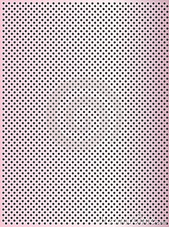 Concept conceptual pink metal stainless steel aluminum perforated pattern texture mesh background Stock Photo