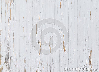 Weathered white wood panelling background Stock Photo