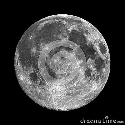 High Resolution Moon Stock Photo