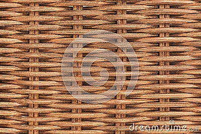 High resolution picture of brown rattan texture. Stock Photo